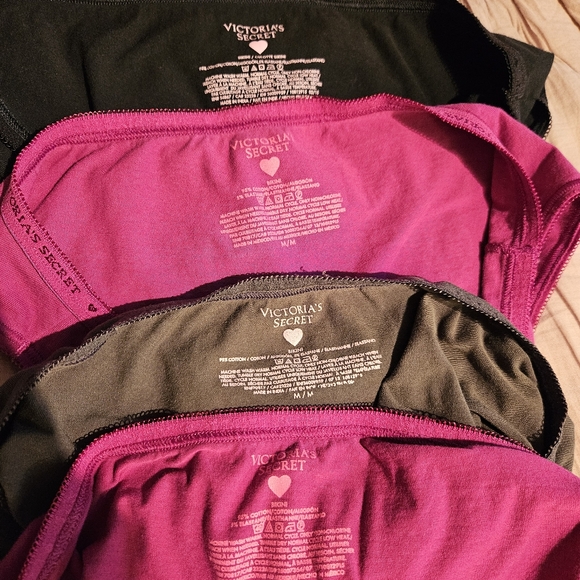 Victoria's Secret bundle of 4 pairs cotton bikinis size M. - Picture 3 of 4